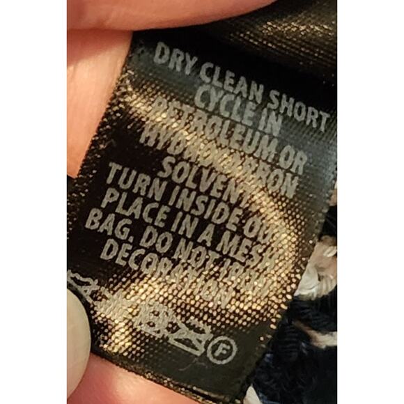 St. John Navy & Ecru Striped Sweater, Small, NWT - Picture 6 of 7